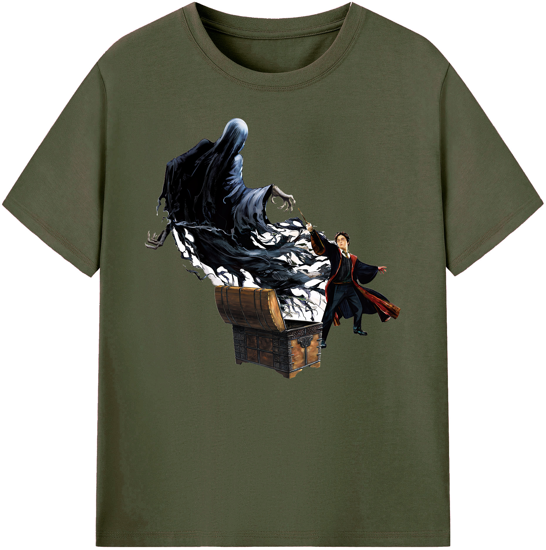 （画像用） Harry Potter ハリー・ポッターシリーズ 綿100％ メンズ半袖Tシャツ｜肌触りやわらか＆通気性